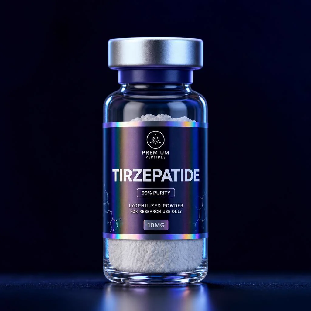 Tirzepatide peptide vial