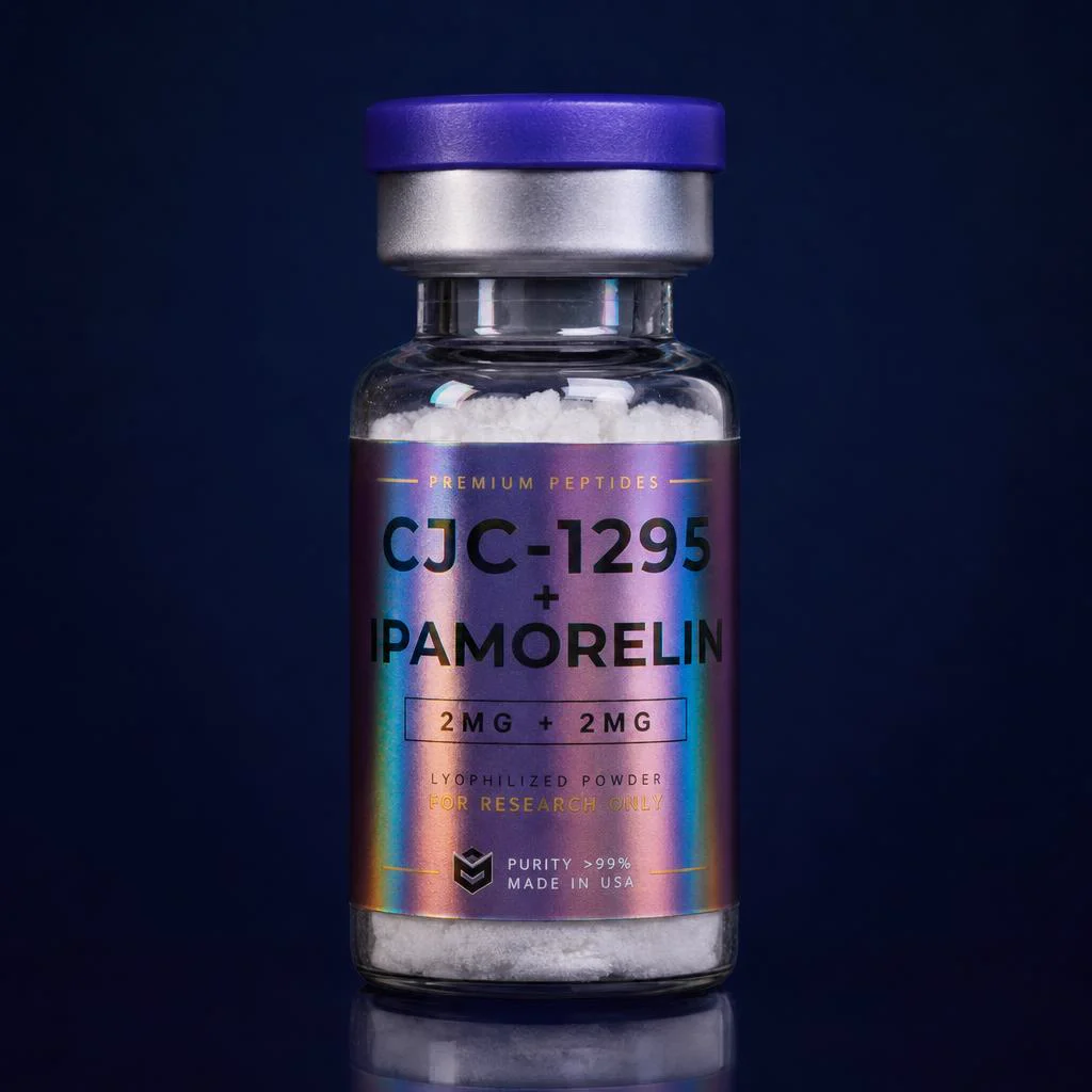 CJC-1295 + Ipamorelin peptide vial
